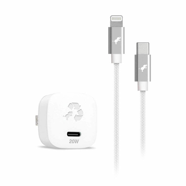 NBBN20WCL1742 20W Bundle with USB-C to Lightning cable White