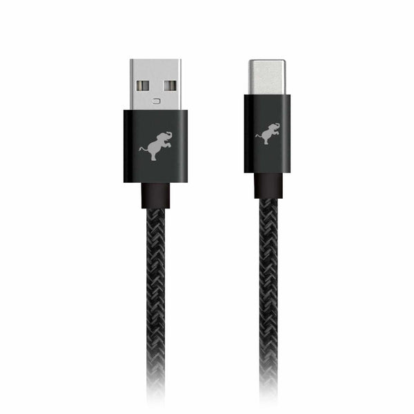 NBUSBAC1MBLK PowerKnit 1 meter USB-A to USB-C Black