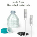 Nimble PowerKnit 1 meter USB-C to USB-C White