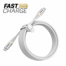 OtterBox Charge/Sync USB-C to USB-C Fast Charge Premium Cable 10ft White