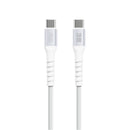 Blu Element SpeedCharge Premium Braided Cable USB-C to USB-C 6ft 100W White