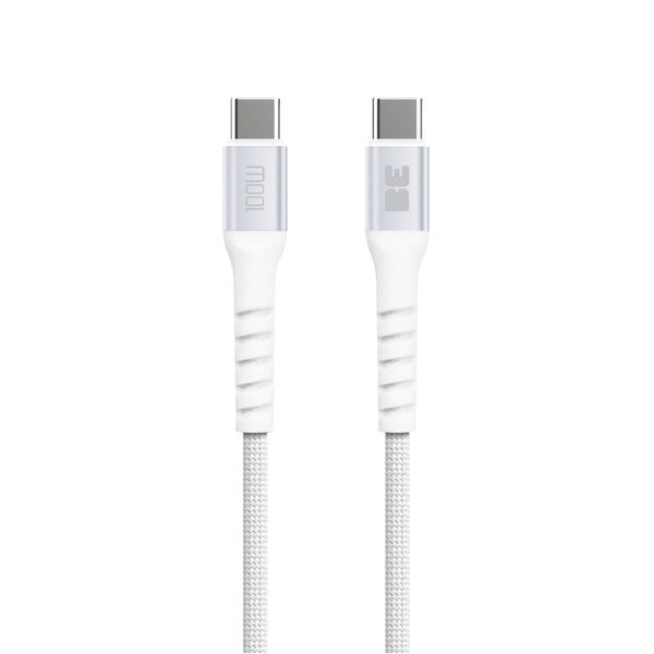 BEC2C6FTW Pro Series Braided USB-C to USB-C Cable 6ft 100W White