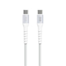 Blu Element SpeedCharge Premium Braided Cable USB-C to USB-C 6ft 100W White