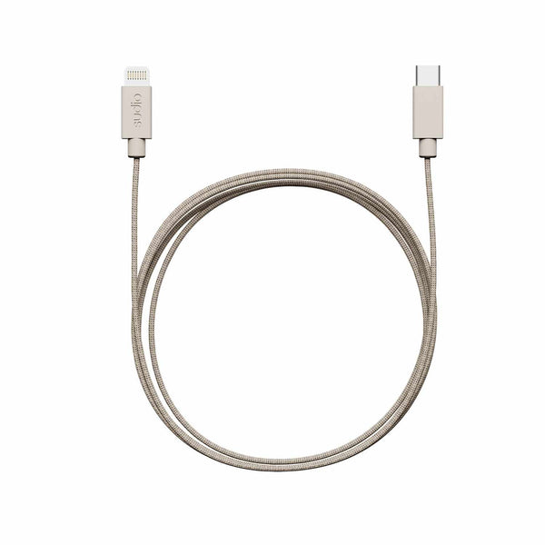 Sudio Woven USB-C to USB-C Charging Cable Sand