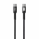 Blu Element SpeedCharge Premium Braided Cable USB-C to USB-C 6ft 100W Black