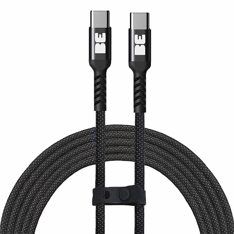 BEC2C6FTB SpeedCharge Premium Braided Cable USB-C to USB-C 6ft 100W Black