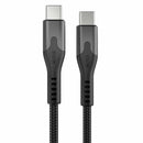 Blu Element SelfCoil Magnetic Cable USB-C to USB-C 4ft 100W Black