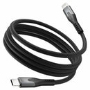 Blu Element SelfCoil Magnetic Cable USB-C to USB-C 6ft 100W Black