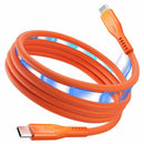 Statik MagStack Pro Charge/Sync Magnetic Cable USB-C to USB-C 6ft Orange