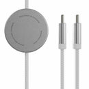 Statik MagStack Duo Apple Watch Charger and Charge/Sync Cable USB-C 5 ft White