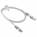 Statik PowerPivot Pro Nylon Braided Charge/Sync Cable USB-C to USB-C 6ft White