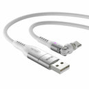 Statik PowerPivot Pro Nylon Braided Charge/Sync Cable USB-C to USB-C 6.6ft White