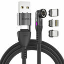 Statik 360 Pro Universal Magnetic Charge/Sync Cable 6 ft Black
