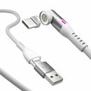 Statik 360 Pro Universal Magnetic Charge/Sync Cable 6 ft White