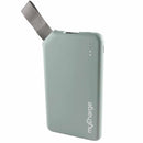 myCharge Go Mini Powerbank with Fabric Loop 2600 mAh Green