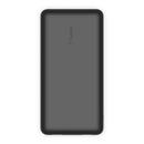 Belkin BoostCharge Power Bank 20.000 mAh 3-Ports USB-A/USB-C with USB-A to USB-C Cable Black