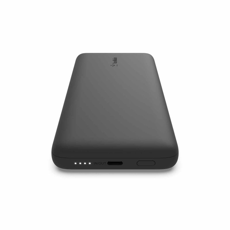 BPB006btBLK BoostCharge Plus Power Bank + Integrated Cables Black