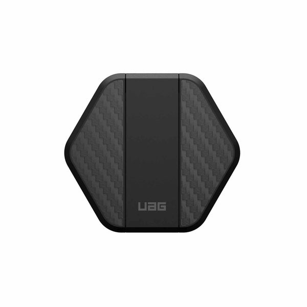9B4410114042 Rugged Wireless Charging Pad with Kickstand and USB-C Cable for MagSafe 15W Black/Carbon Fiber