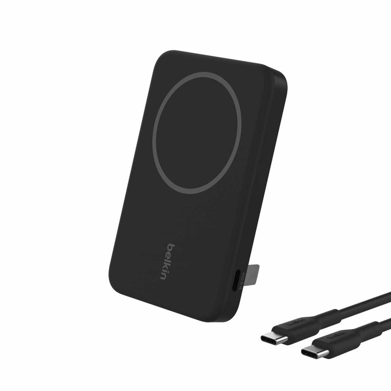 BPD006btBK Qi2 Wireless Power Bank 5K Black