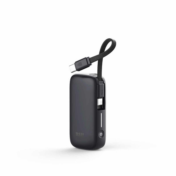 BEPB5KBK PowerFlex 5KPD 20W Power Bank w/Built-In USB-C Cable Black