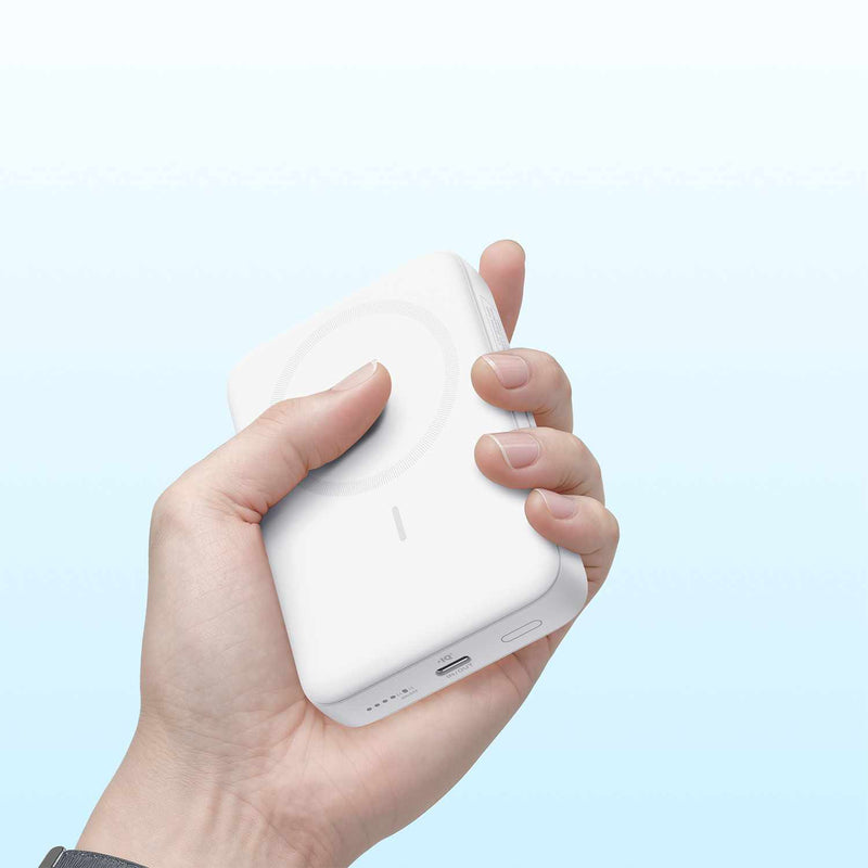 Anker 10K Magnetic Power Bank White
