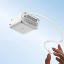 A2658J215 35W Nano Charger Built-In Retractable USB-C Cable White