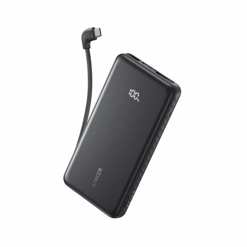 A110EH115 Power Bank 20K Built in USB-C Cable Black