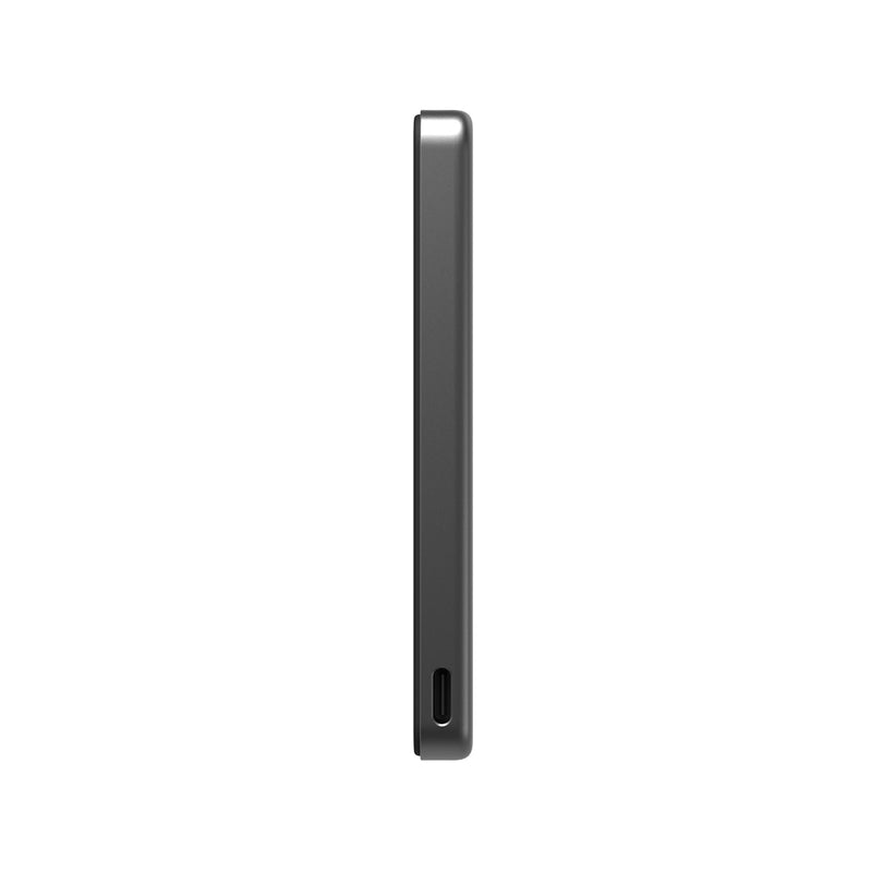 mophie Powerstation Qi2 Wireless Slim Power Bank 5000mAh 15W PD USB-C with USB-C Cable Black