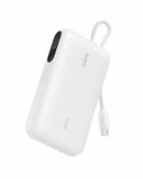 Belkin Ultracharge Power Bank 10.000 mAh 45W with Display and Cable Integrated White