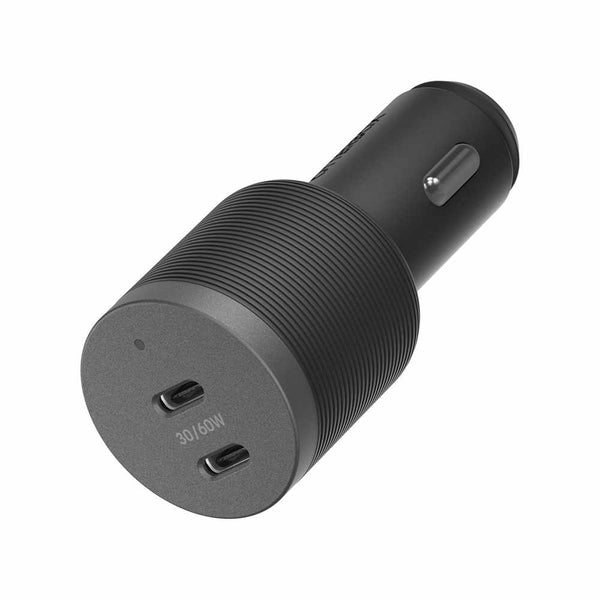 7880898 Premium Pro Dual USB Car Charger PD 60W USB-C Black