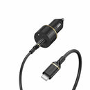 OtterBox Fast Charge Power Delivery Car Charger USB-C 20W with USB-C Cable 3.3ft Black