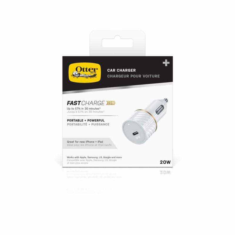7881018 Fast Charge PD Car Charger USB-C 20W White
