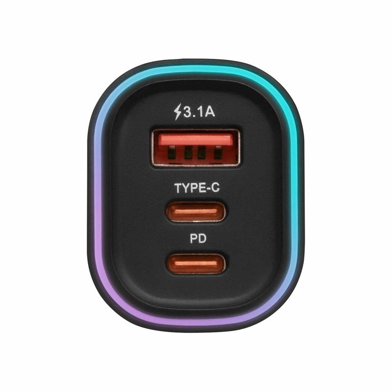 ETHCC45LED Lucid Charge LED 45W Power Delivery Car Charger Black