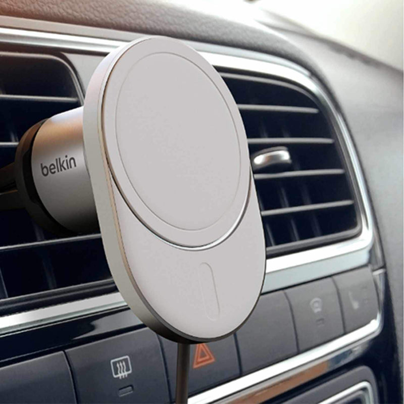 WIC008btGRV2 BoostCharge Pro Magnetic Wireless Car Charger w/Qi2 15W Grey