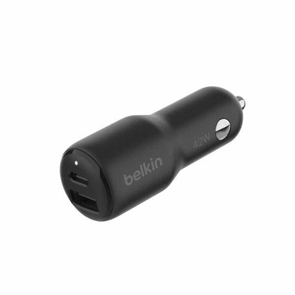 CCB005btBK BoostCharge Dual Car Charger (42W) Black