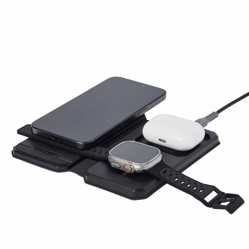 9B4412114030 3 in 1 Travel Charger Black/Grey