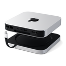 Satechi Stand & Hub For Mac Mini/Studio With NVMe SSD Enclosure Silver