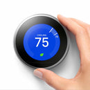 T3007EF Nest Learning Thermostat 3rd Generation Stainless Steel
