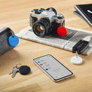 CHC19M4COLCAR ONE Bluetooth Item Finder 4 PACK White/Black/Blue/Red