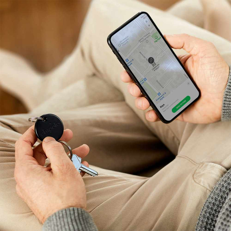 CHC19M4COLCAR ONE Bluetooth Item Finder 4 PACK White/Black/Blue/Red