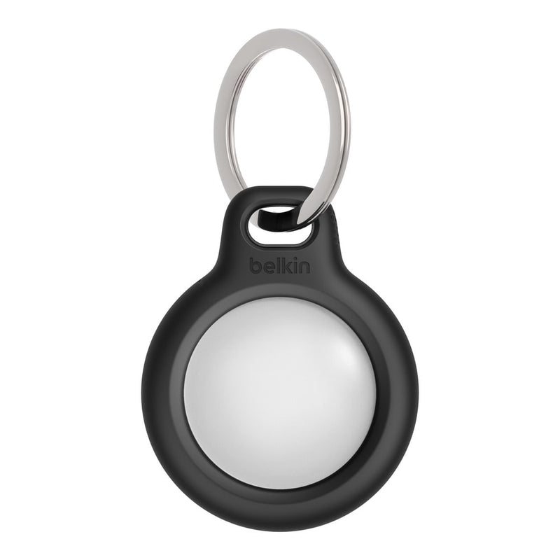 F8W973btBLK Secure Holder with Key Ring AirTag Black