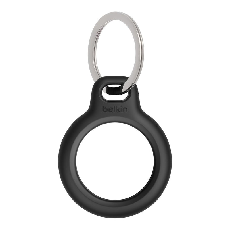 F8W973btBLK Secure Holder with Key Ring AirTag Black