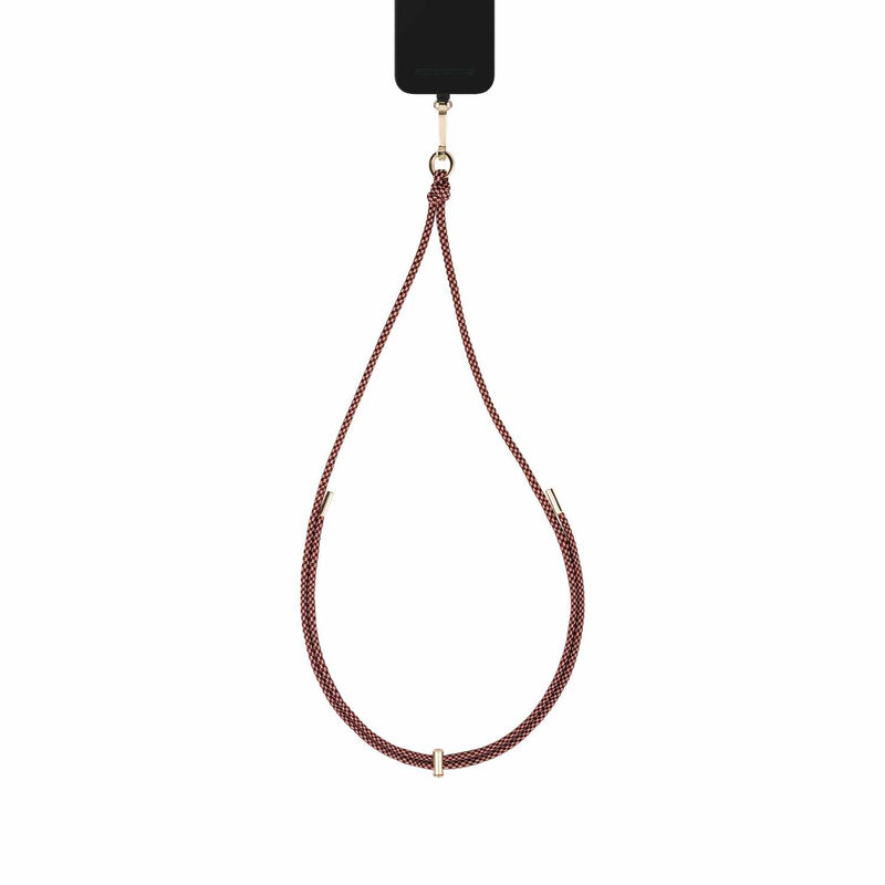Ideal of Sweden Cord Phone Strap Multi Dark Amber