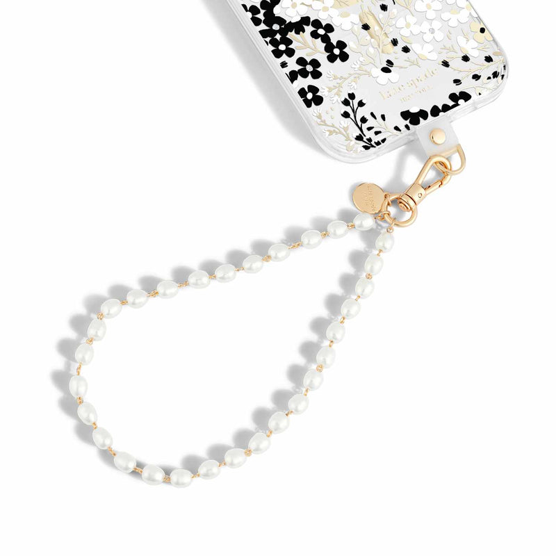 Kate Spade Phone Wristlet Charm Sea Pearl