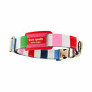 Kate Spade AirTag Dog Collar Holder Seaside Stripe