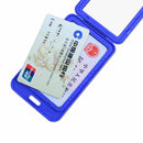 Bulk Packaging Badge Holder with Neck Strap (Pack of 10 units) Blue
