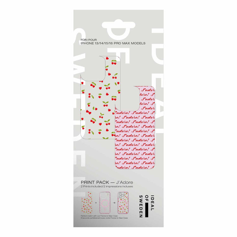 Ideal of Sweden Print Pack J'adore for iPhone 16/15/14/13 Pro Max