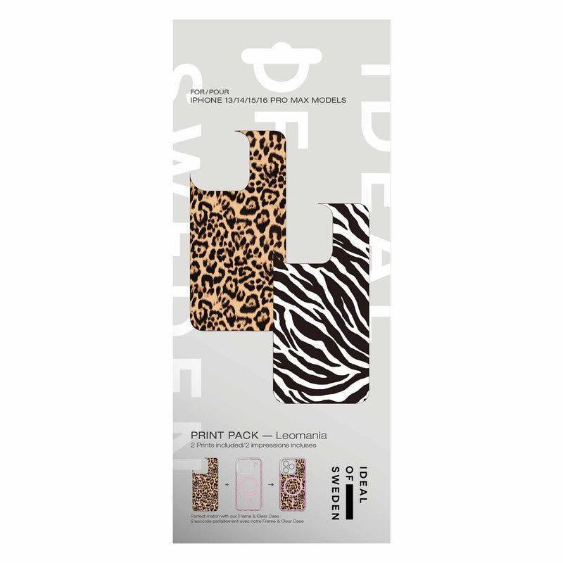 Ideal of Sweden Print Pack Leomania for iPhone 16/15/14/13 Pro Max