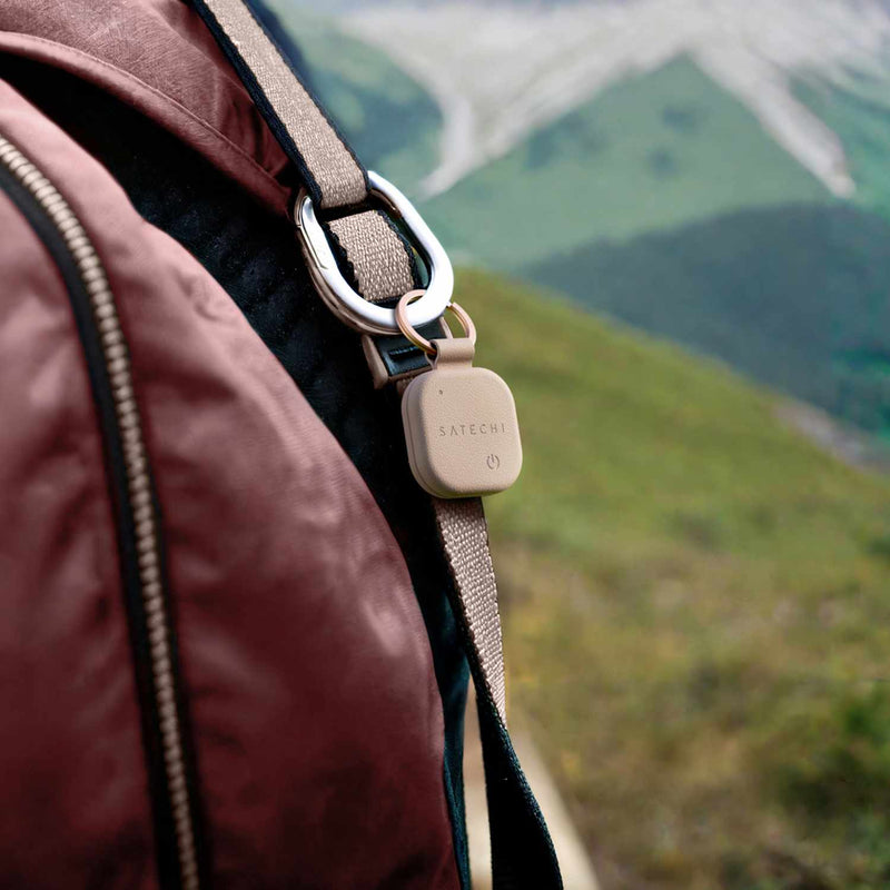 Satechi Vegan-Leather FindAll Keychain Desert Rose