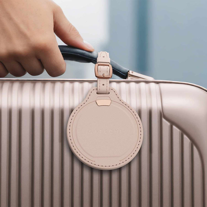 STLFALTR Vegan-Leather FindAll Luggage Tag Desert Rose